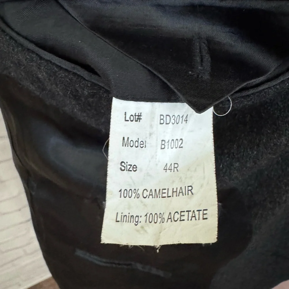 Stafford Executive‎ Charcoal Gray Size 44R 100% Camelhair Blazer Sport Coat Work